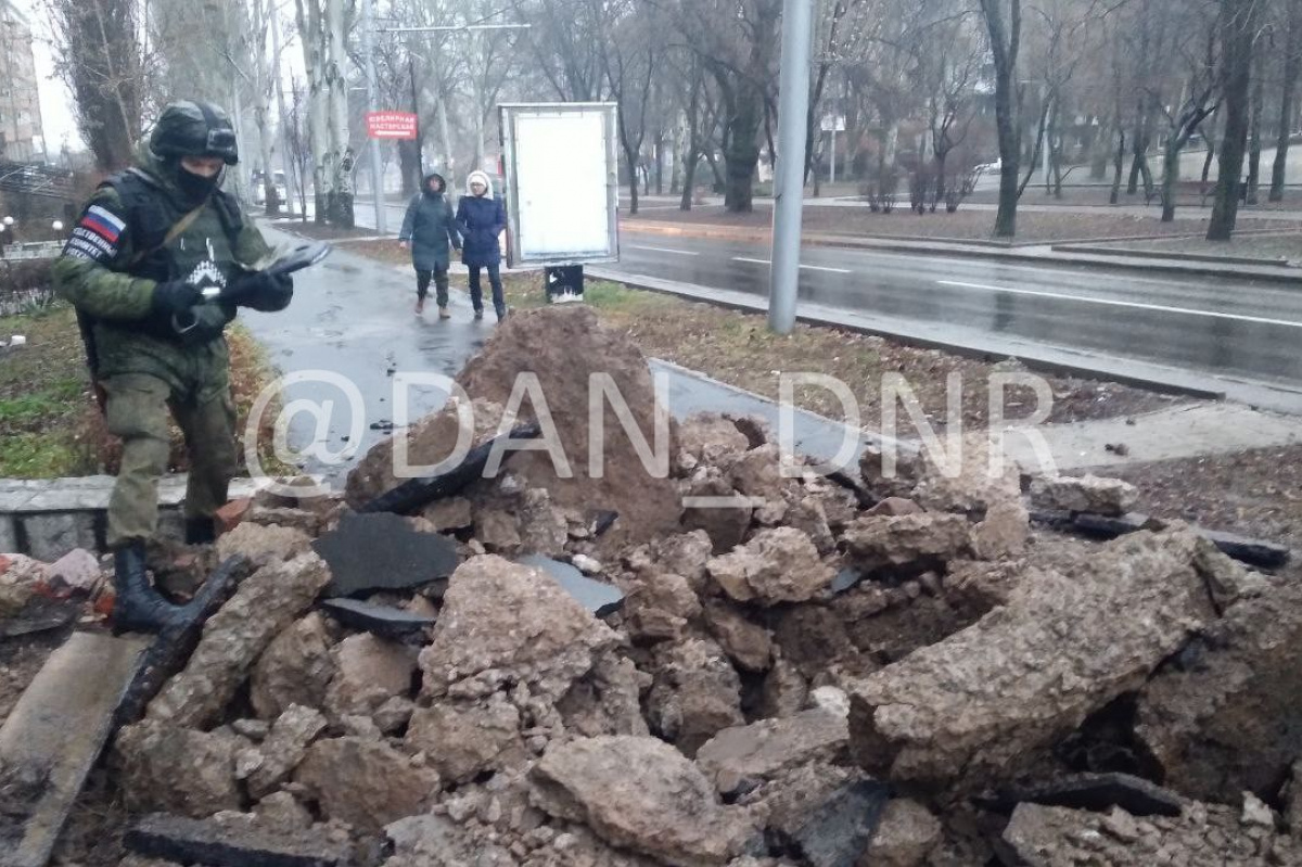 В оккупированном Донецке