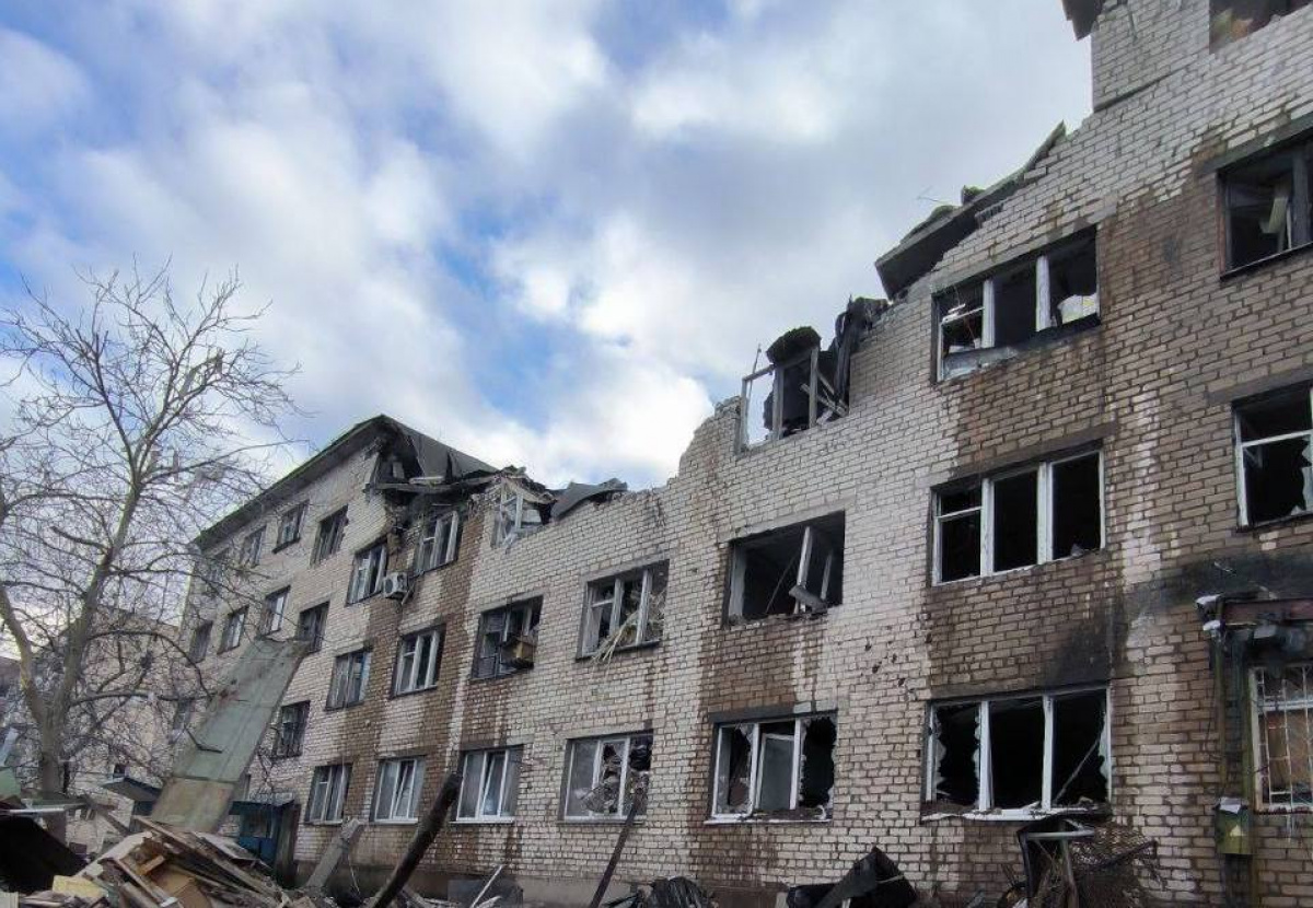 Последствия удара в Васильевке. Фото: соцсети