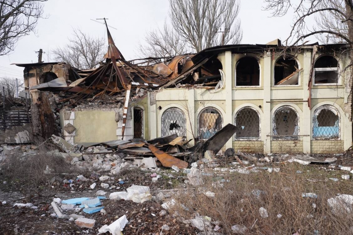 В оккупированной Волновахе