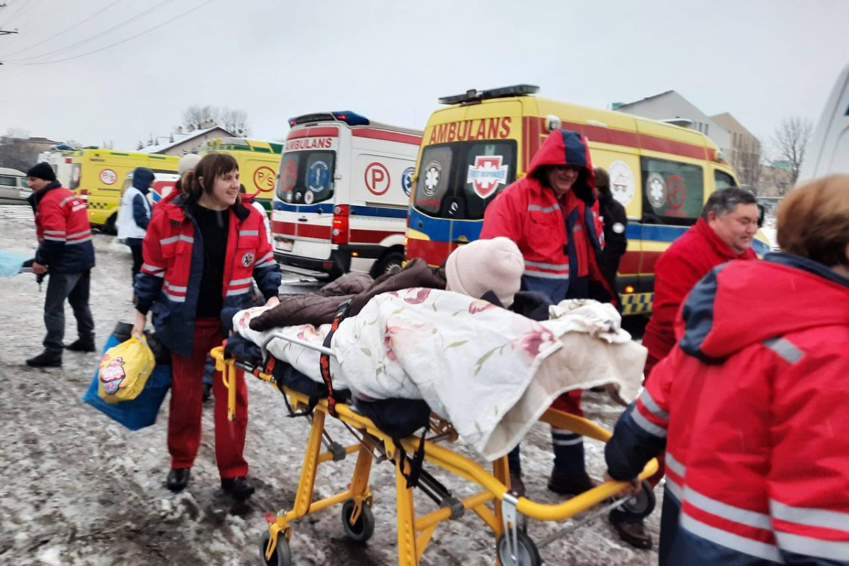 Евакуація. Фото: Львівської ОВА