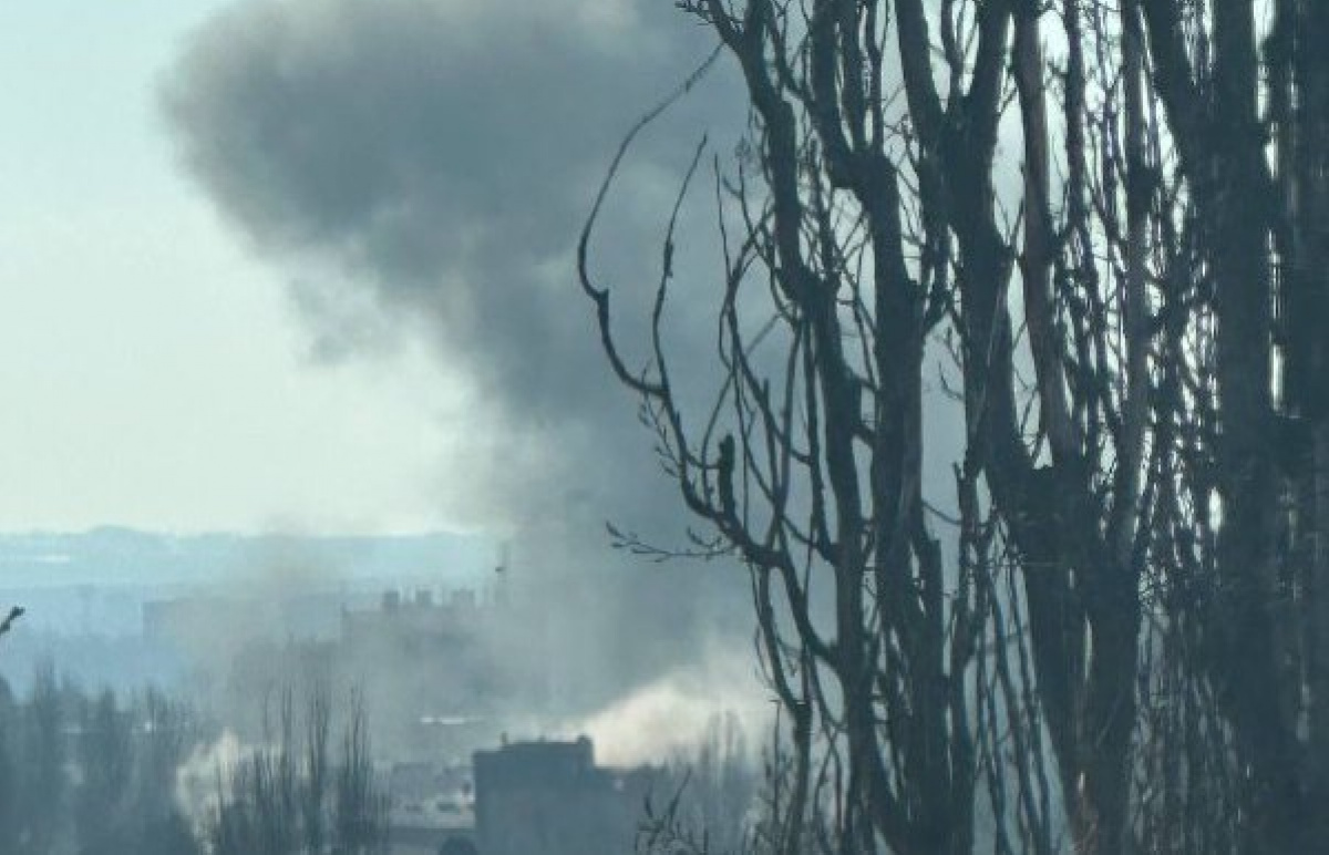 Донецк, 23 февраля. Фото: соцсети