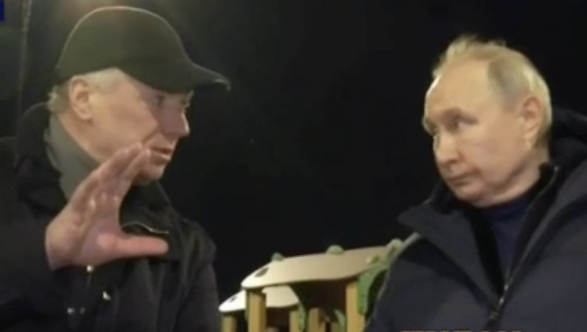 Марат Хуснуллин и Владимир Путин. Скриншот