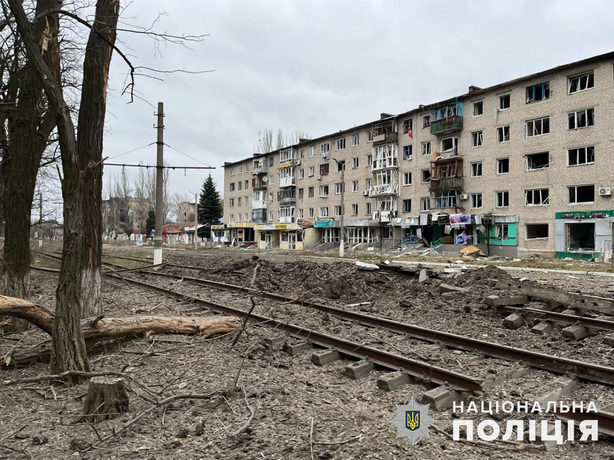 Российская армия обстреляла 11 городов и сел Донецкой области за сутки. Фото: Полиция Донецкой области