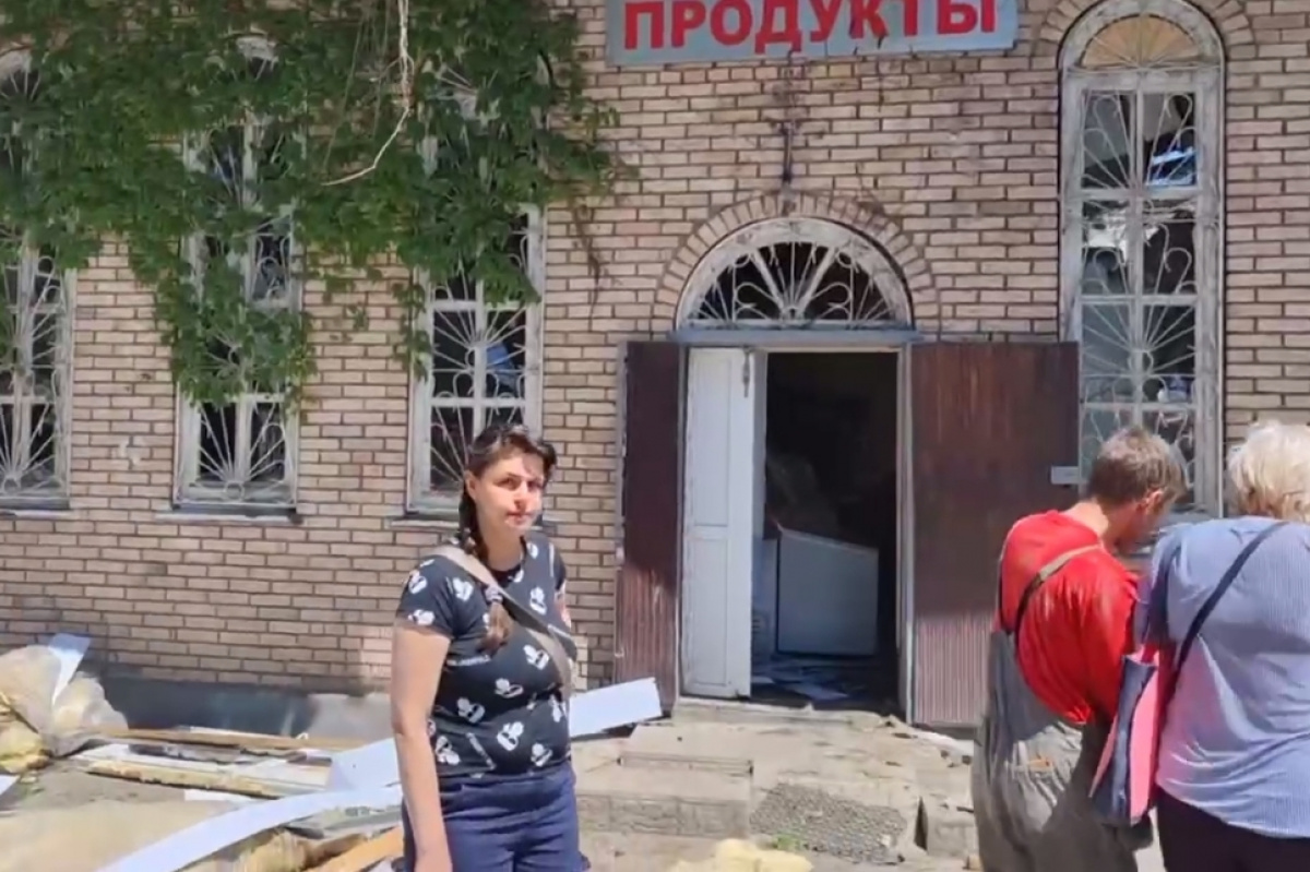 В окупованому Донецьку. Скріншот з відео