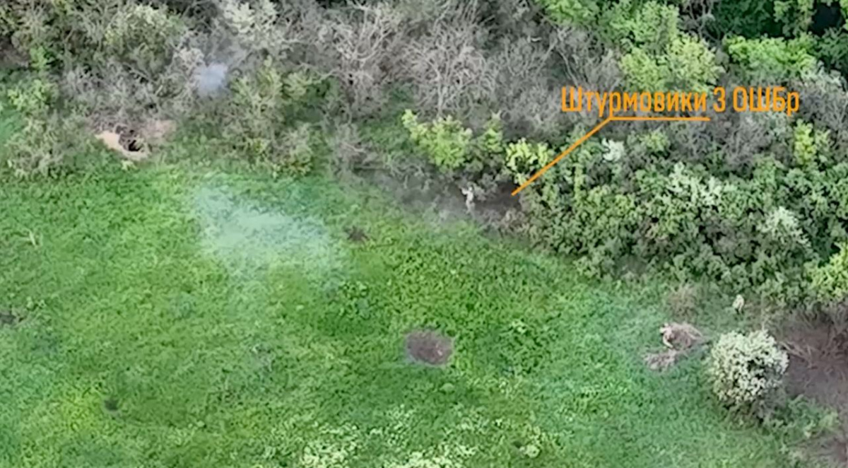 В окрестностях Бахмута ВСУ атакует войска РФ. Скрин из видео Александра Сырского