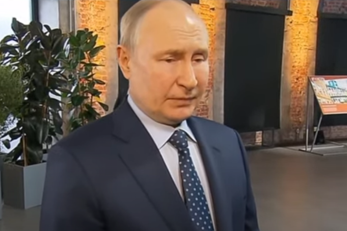 Володимир Путін. Скріншот з відео