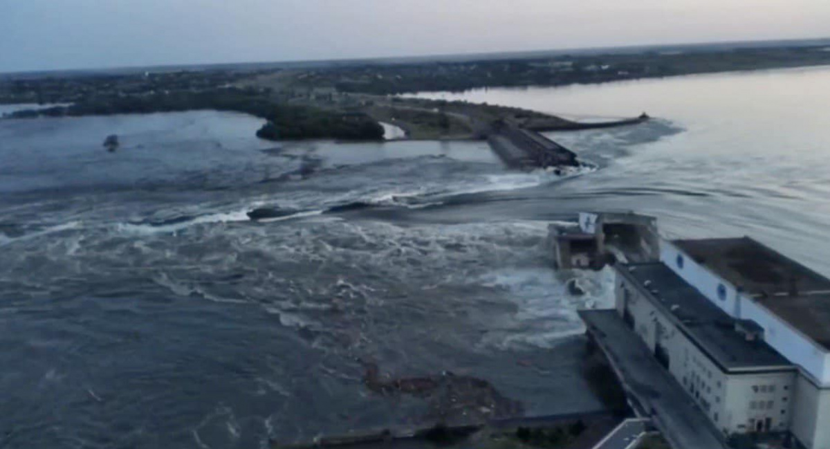 Каховская ГЭС после подрыва восстановлению не подлежит. Фото: «Укргидроэнерго»