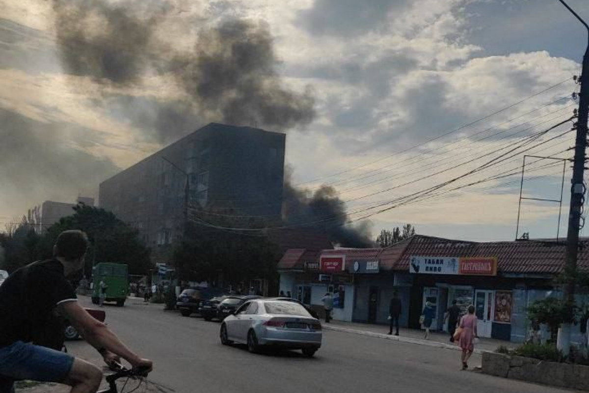 Взрыв в Бердянске 8 июня