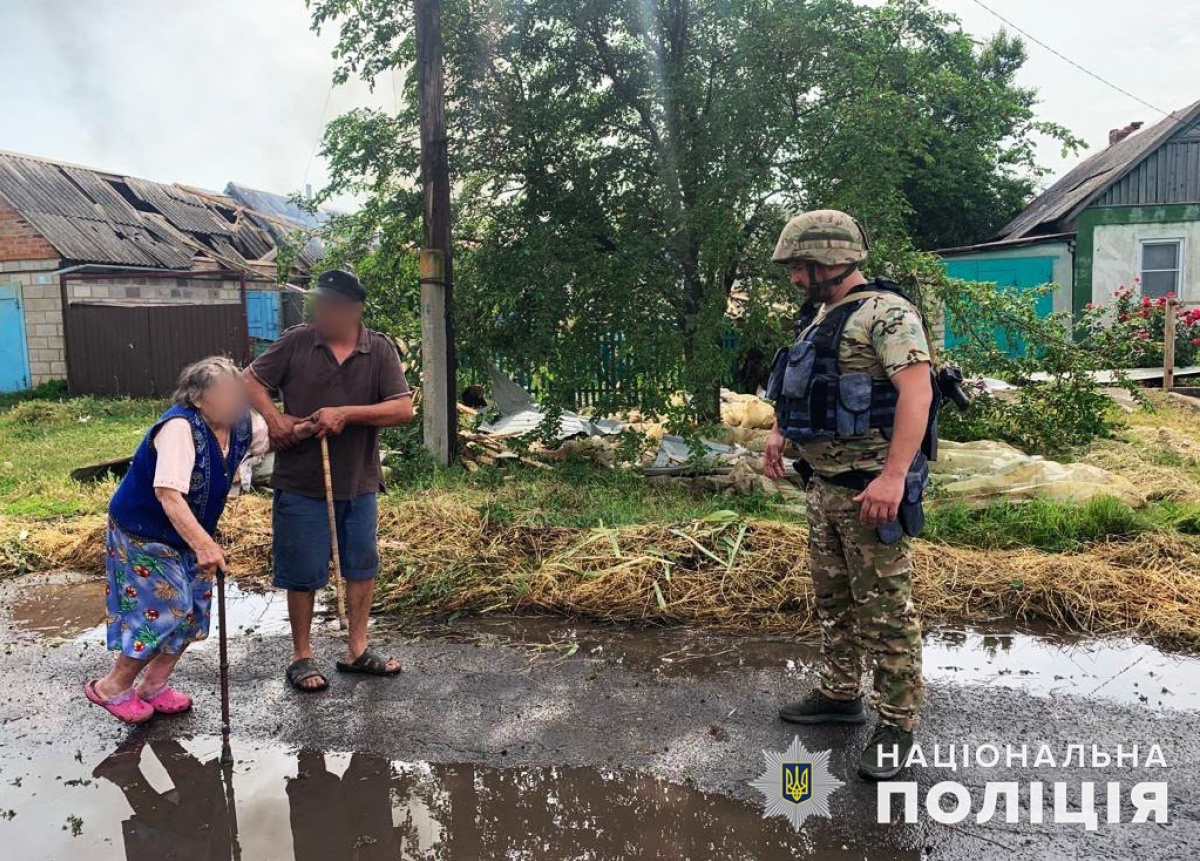 Российские войска за прошедшие сутки повредили в Донецкой области 17 гражданских объектов. Фото: Полиция Донецкой области