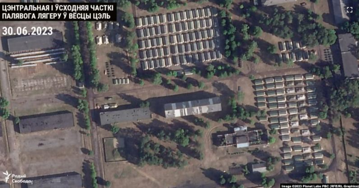 Более 300 новых палаток появились в военном лагере Беларуси — спутниковые снимки