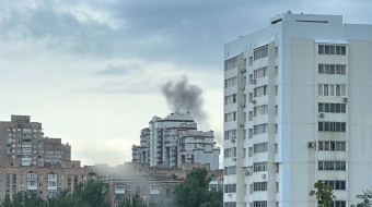 Центр Донецка попал под обстрел вечером 28 июля. Фото: соцсети