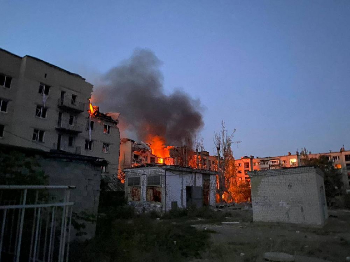 Повреждены жилые дома, магазины, административные здания. Фото: телеграм-канал Павла Кириленко