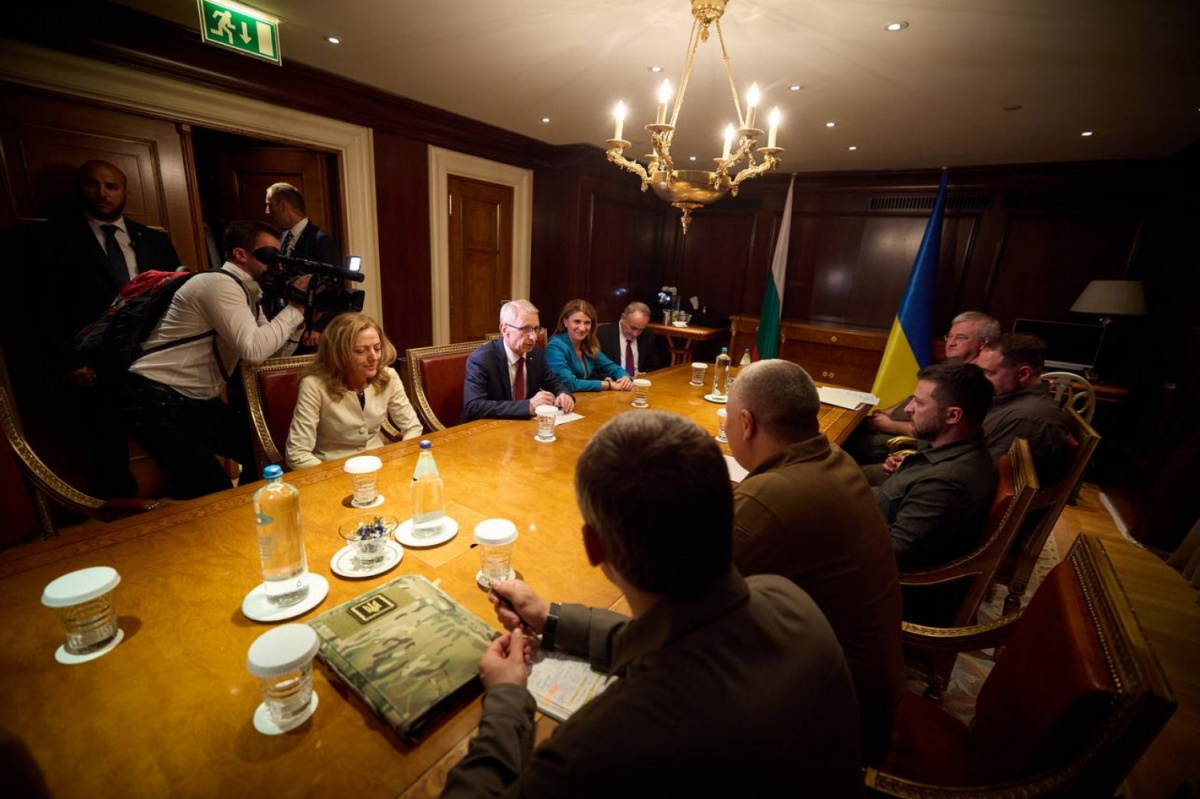 Встреча Владимира Зеленского с Николаем Денковым. Фото: пресс-служба президента Украины