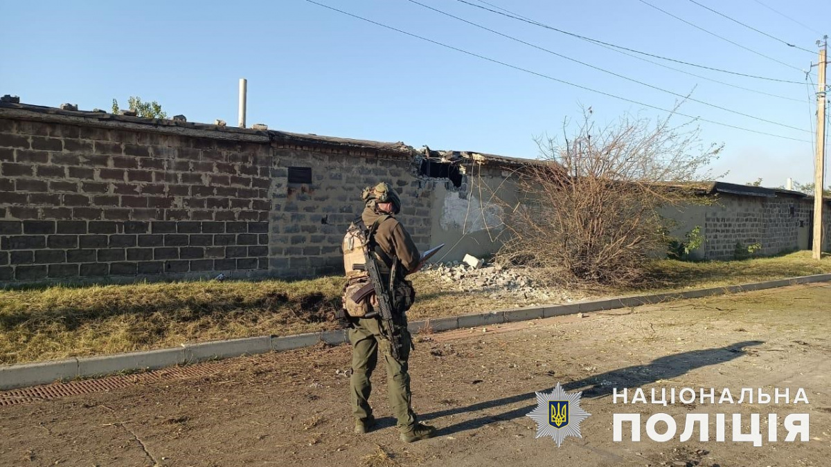 ВС РФ атаковали Донецкую область авиабомбами, РСЗО «Град», «Смерч» и артиллерией. Фото: Полиция Донецкой области