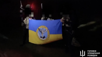 Українські бійці в Криму. Кадр із відео