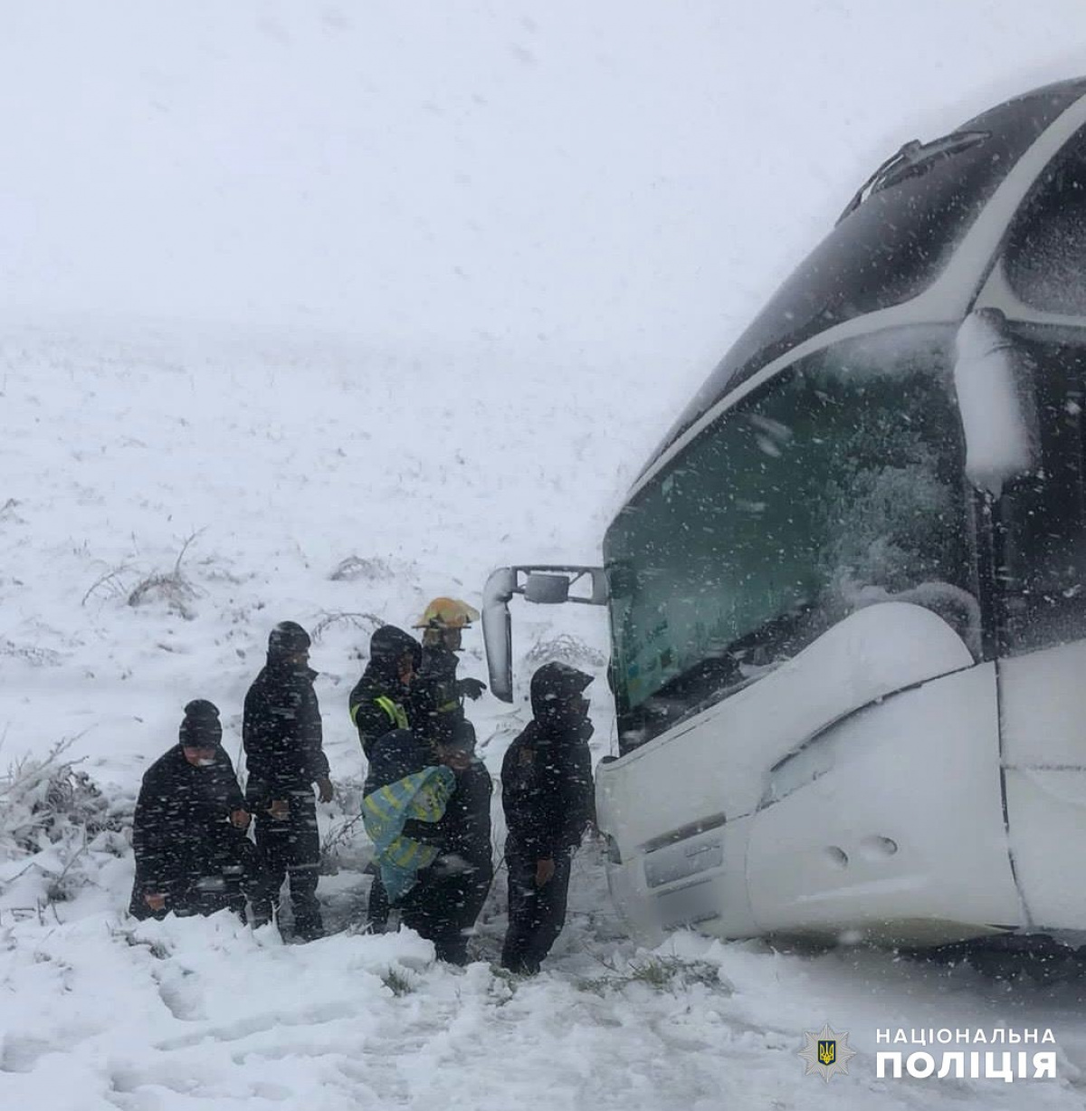 На Одещині майже 50 ДТП, у тому числі з автобусами. Фото: поліція