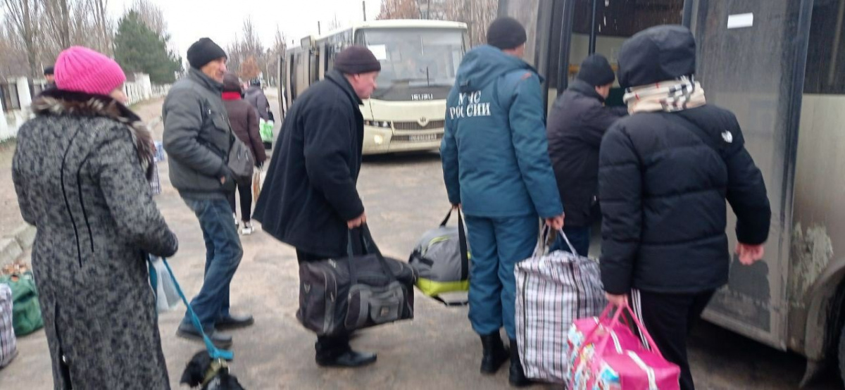 Оккупанты призывают жителей Новой Каховки эвакуироваться. Фото: Соцсети 