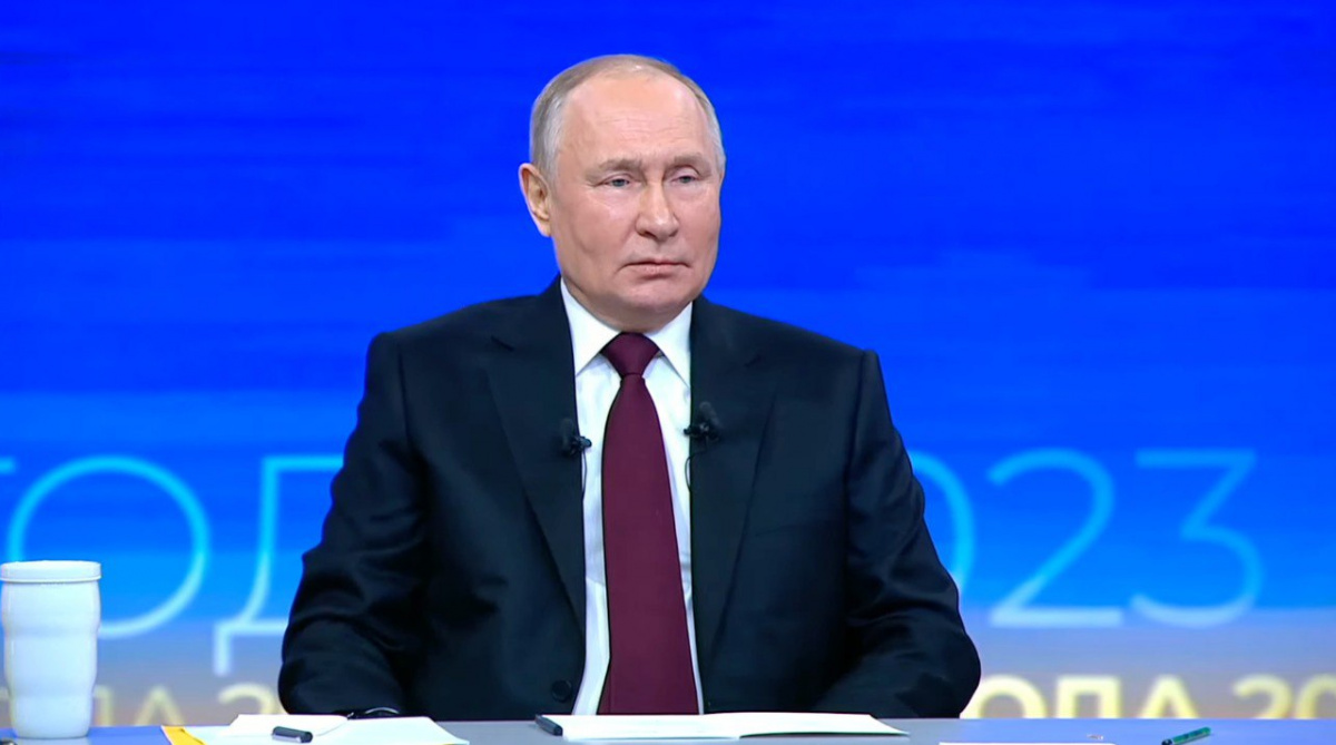 Путин розповів про хвилю мобілізації в РФ. Фото: скриншот 