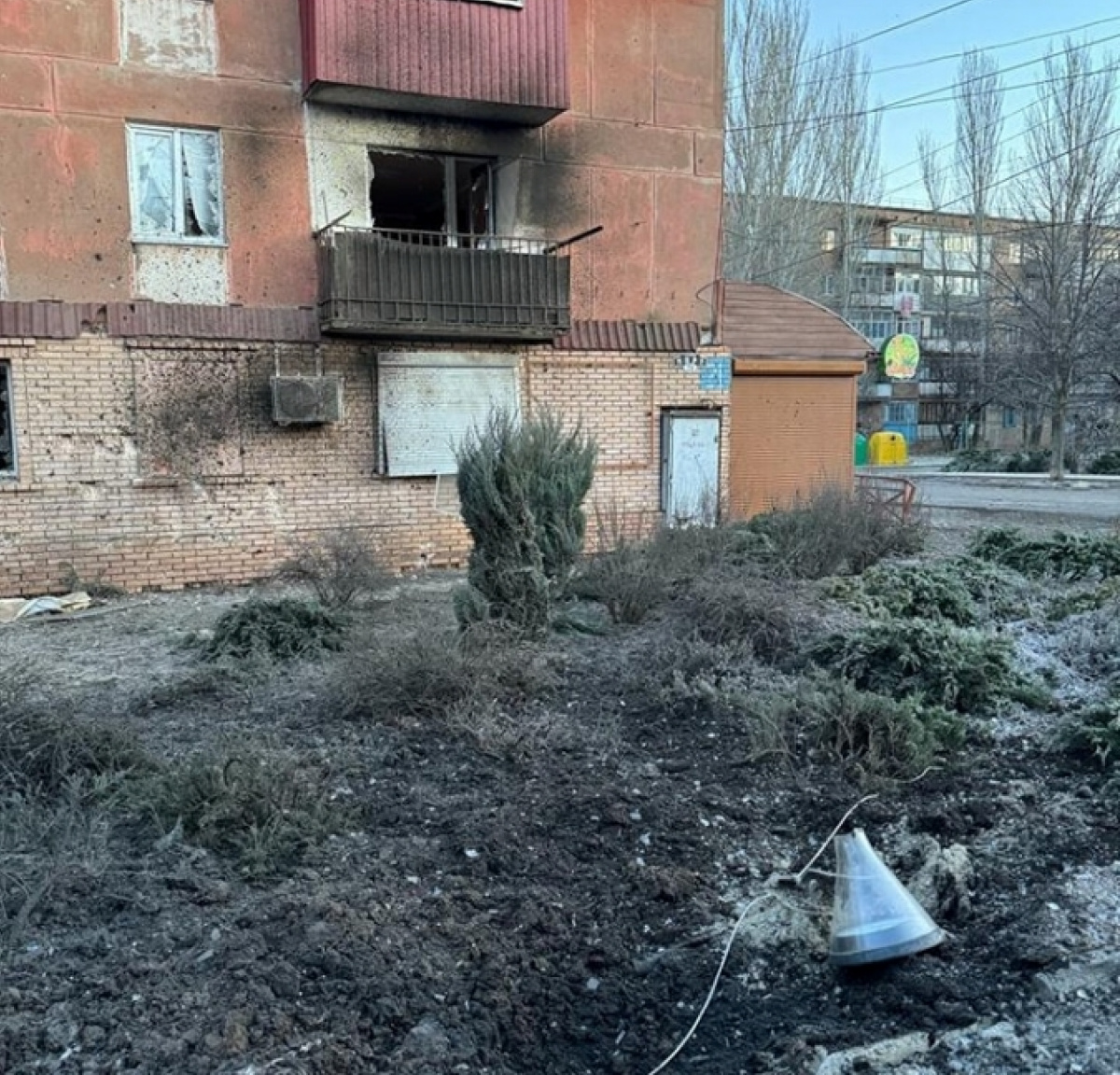 Нові обстріли РФ Донецької області Фото: Facebook / Мороз