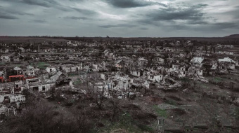 Марьинка в начале декабря. Фото: соцсети