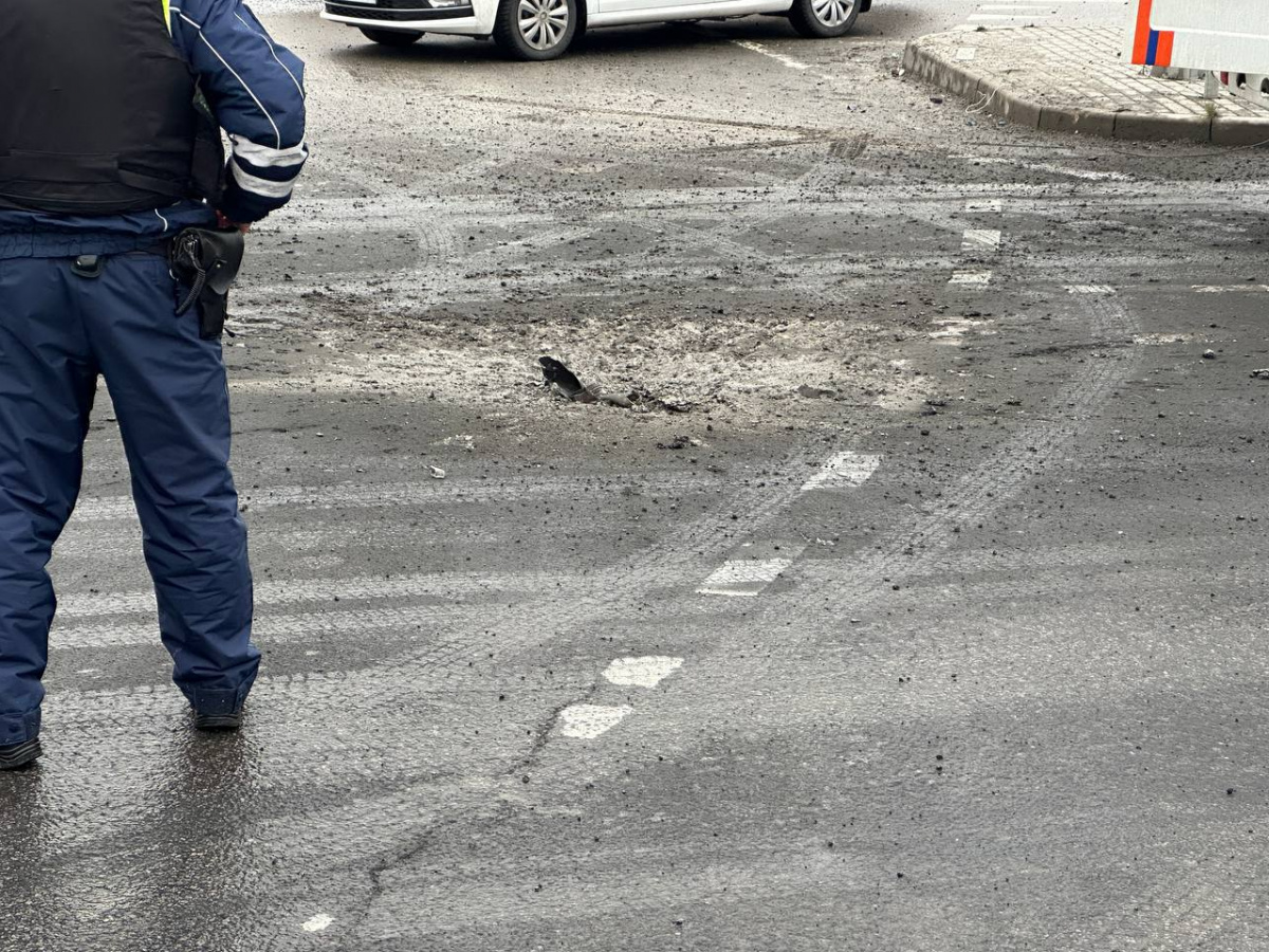 В Белгороде третья атака за день. Фото: Вячеслав Гладков 
