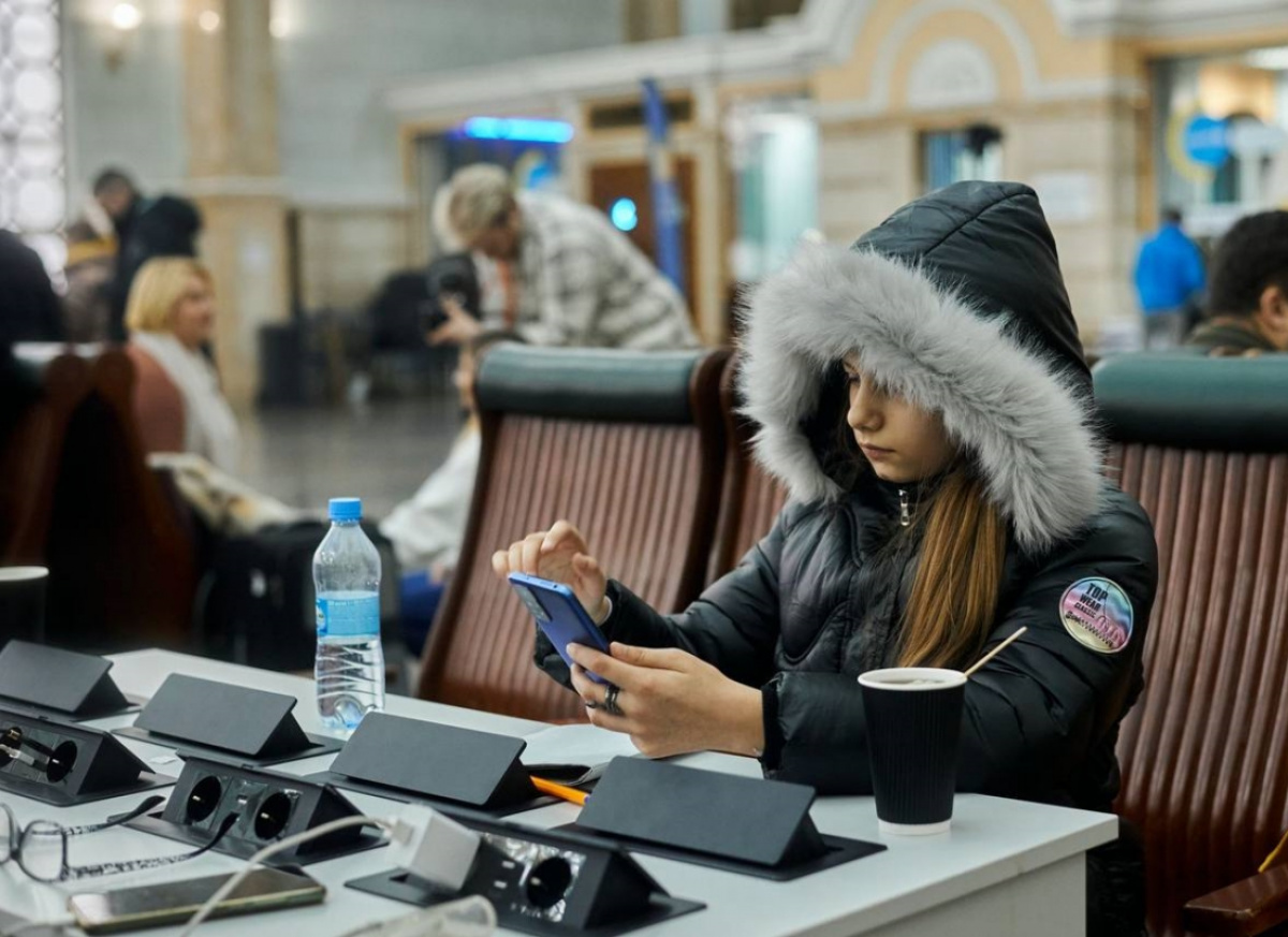 На 94 вокзалах країни функціонують Фортеці та Пункти незламності. Фото: Telegram