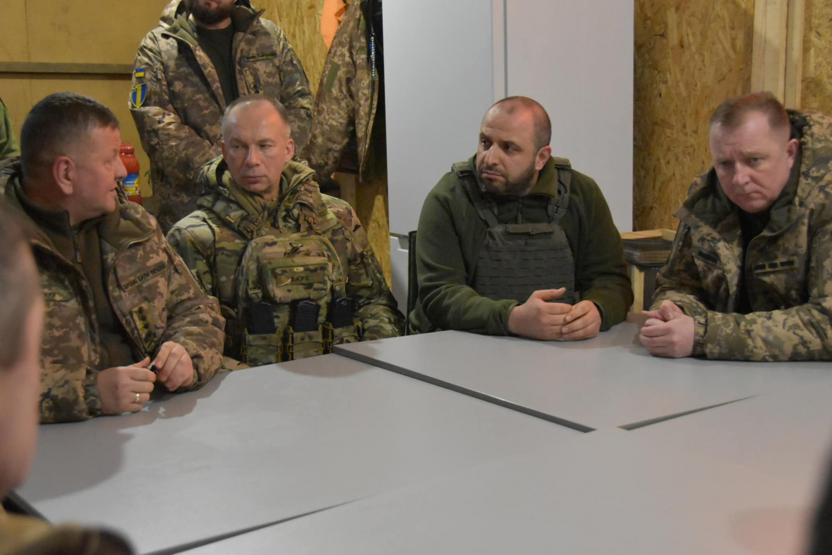 Умеров и Залужный посетили Харьковскую область 
ФОТО: Министерство обороны