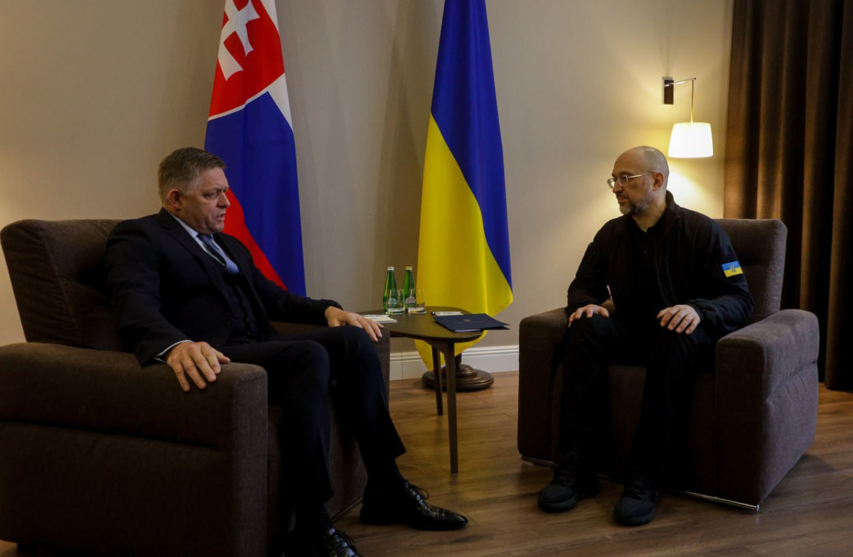 Премьер-министры Словакии и Украины встретились в Ужгороде. Фото: Денис Шмыгаль/Telegram 