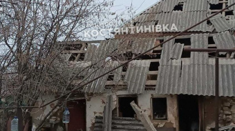 Последствия обстрела Алексеево-Дружковки в Донецкой области. Фото: Типичная Константиновка / Telegram 