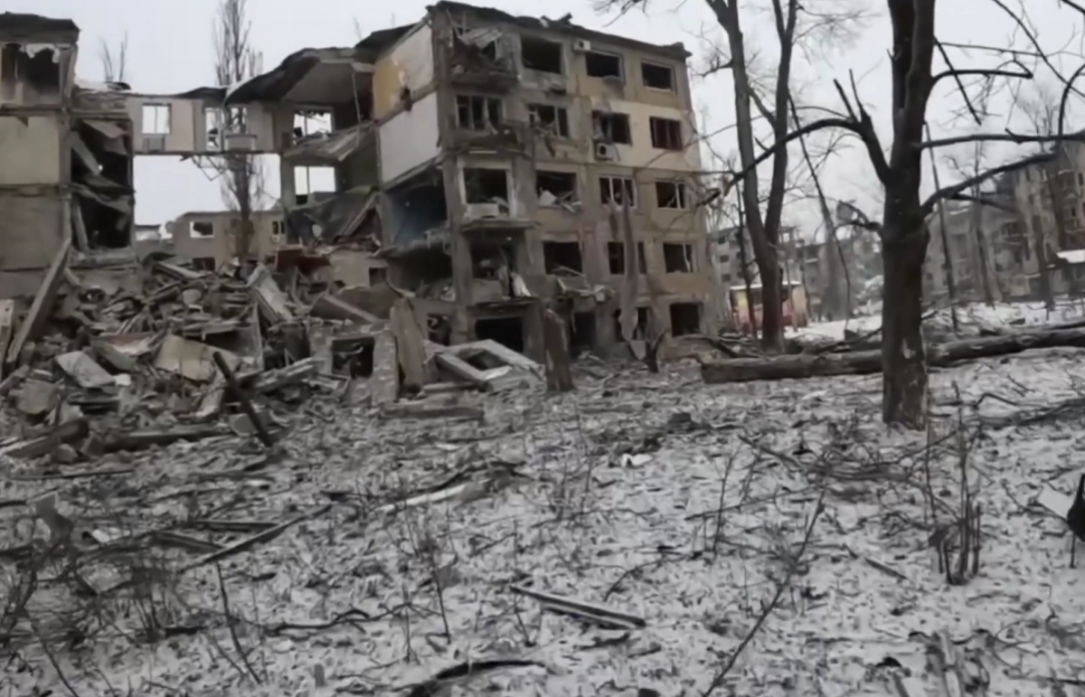 Евакуація з Авдіївки. Фото: кадр із відео