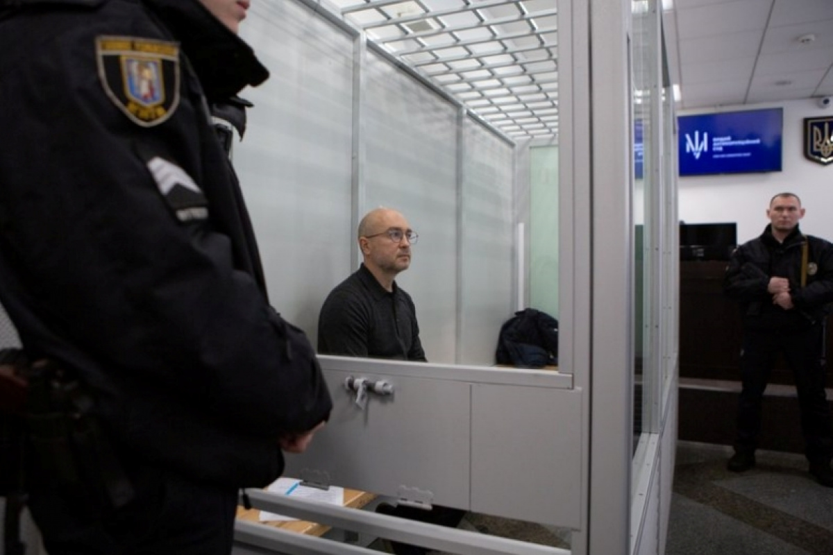 Александр Лиев в зале суда, 29 января 2024 года. Фото: Александр Магула / Суспільне