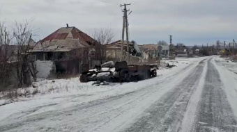 В Торском нет магазинов и не работает транспорт. Фото: кадр из видео