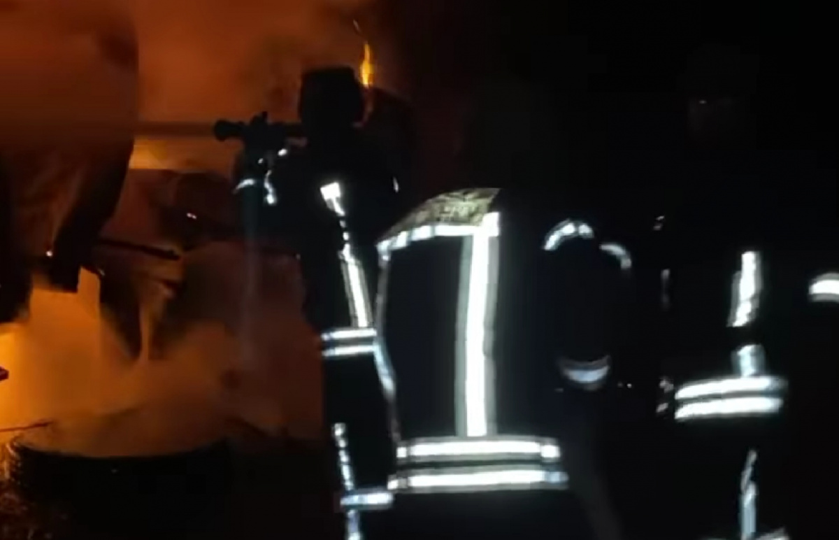 Пожежі у Херсонській області. Фото: кадр із відео