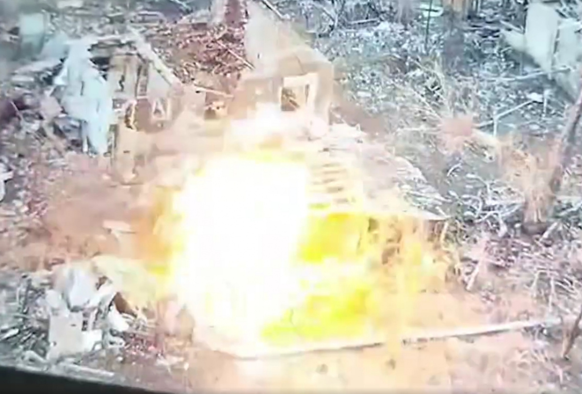 Пограничники уничтожили пункт связи оккупантов. Фото: кадр из видео