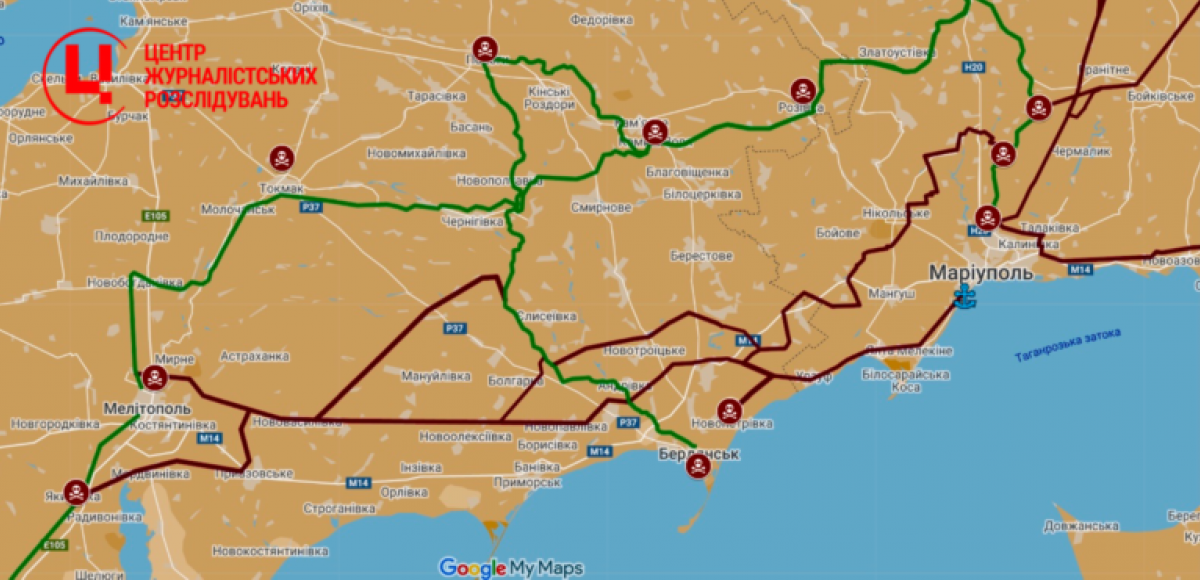 Россияне приступают к строительству железной дороги, соединяющей Мариуполь и Крым. Иллюстрация: ЦЖР
