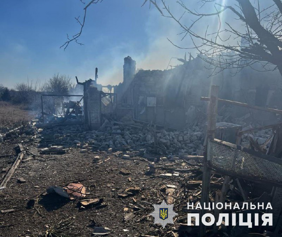 Россияне за сутки атаковали Донетичну. Фото: полиция 