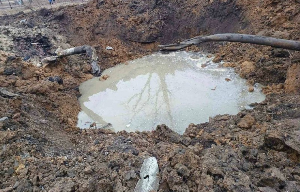 В результате обстрела Покровска поврежден подземный газопровод. Фото: Донецкоблаз 