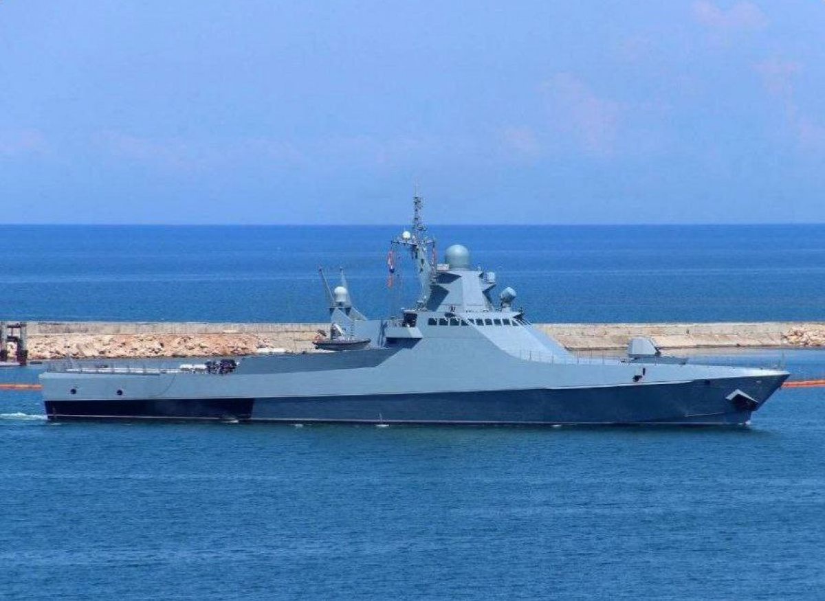 У Криму потоплено ще один російський військовий корабель. Фото з відкритих джерел