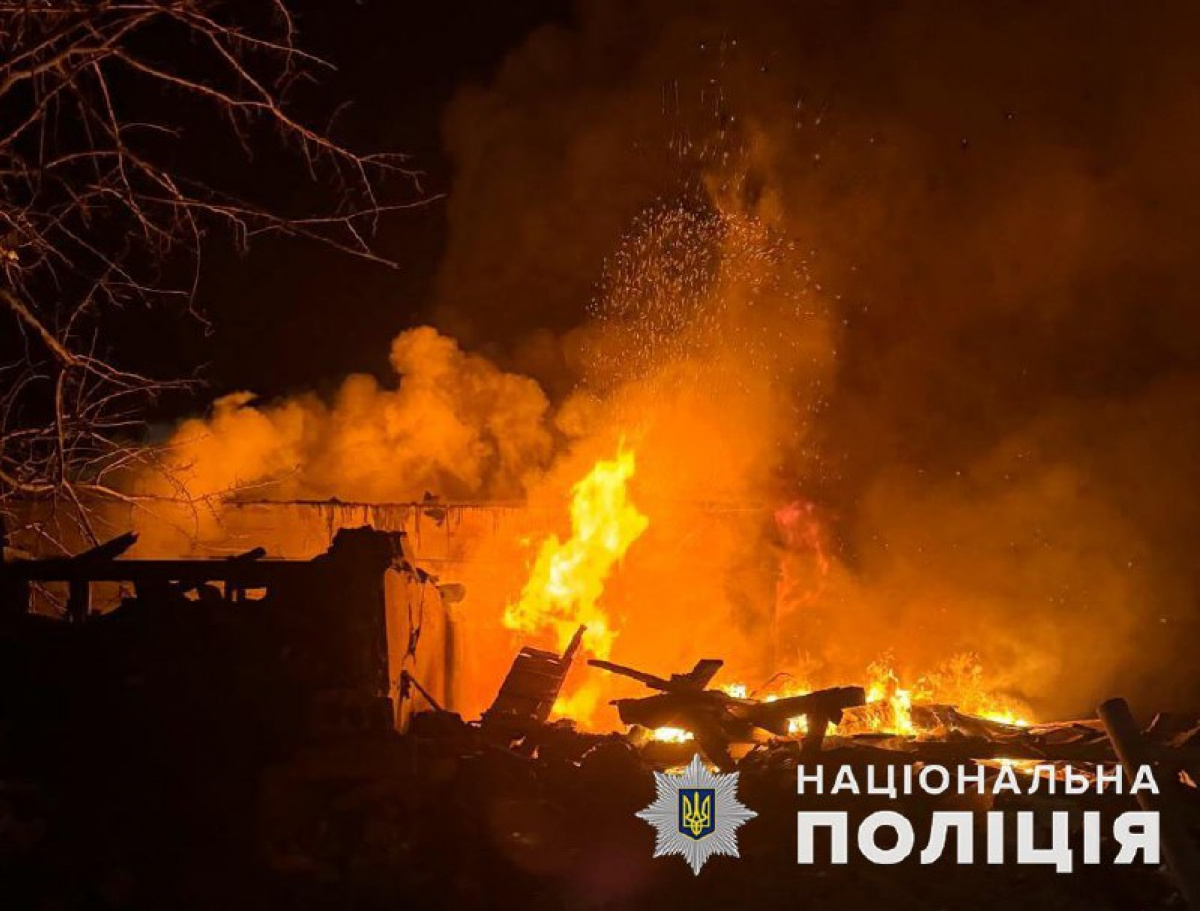 Росіяни атакували Донеччину. Фото: поліція 