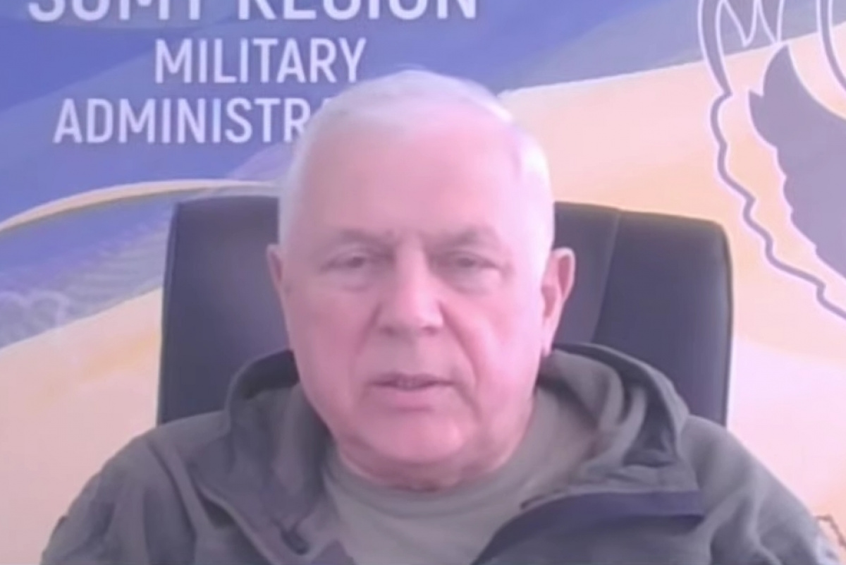 Глава Сумской ОВА Артюх. Фото: кадр из видео