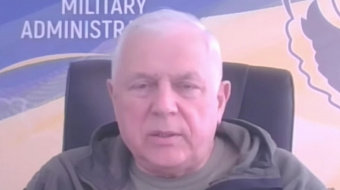 Глава Сумской ОВА Артюх. Фото: кадр из видео