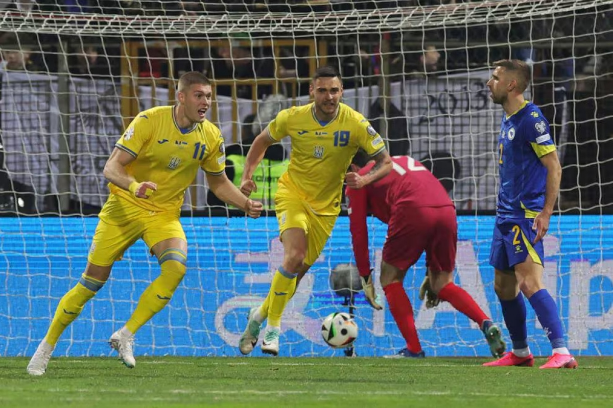 Сборная Украины одержала победу. Фото: UEFA