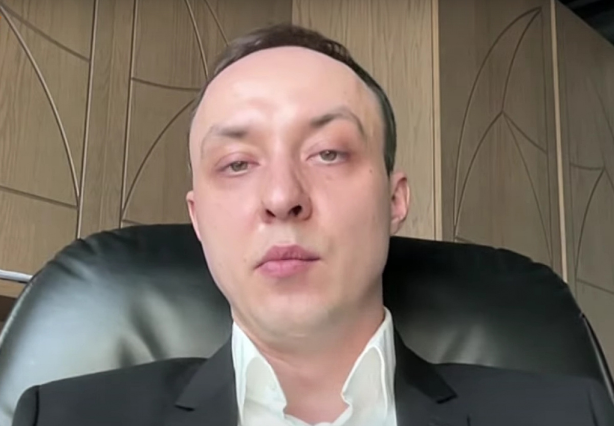 Советник ОП Власюк. Фото: кадр из видео