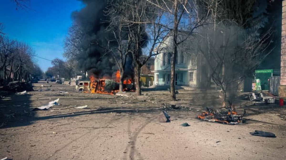 Россия атаковала Сумскую область. Фото: МВД Украины