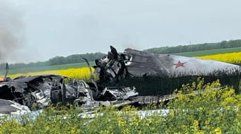 Знищений військовий літак РФ Ту-22М3