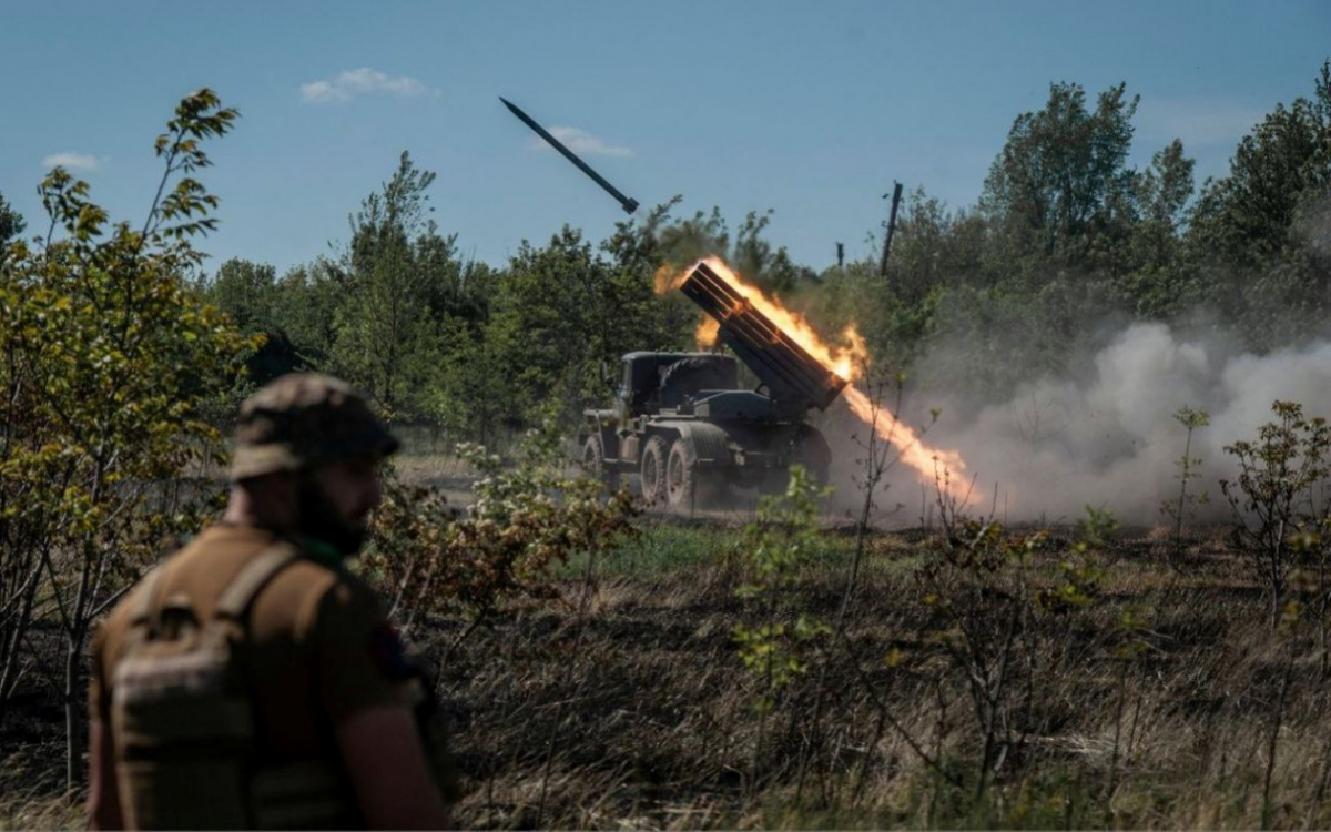 Удар украинской РСЗО по российским оккупантам. Фото: Силы обороны Юга 