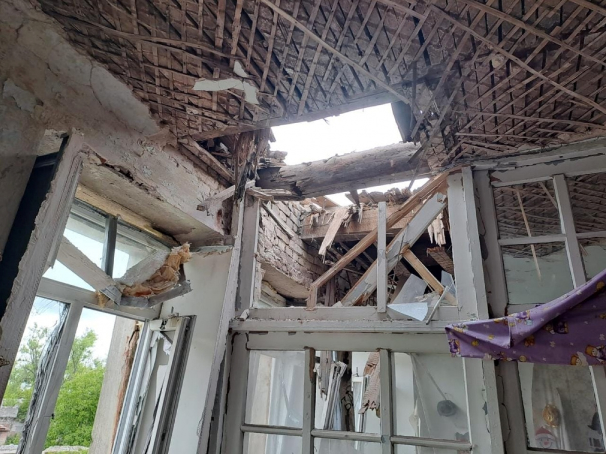 Под обстрел россиян в Донецкой области попали 40 домов и 3 многоэтажки. Фото: Филашкин / Facebook