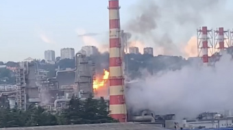 Атака по НПЗ у Туапсе. Кадр із відео