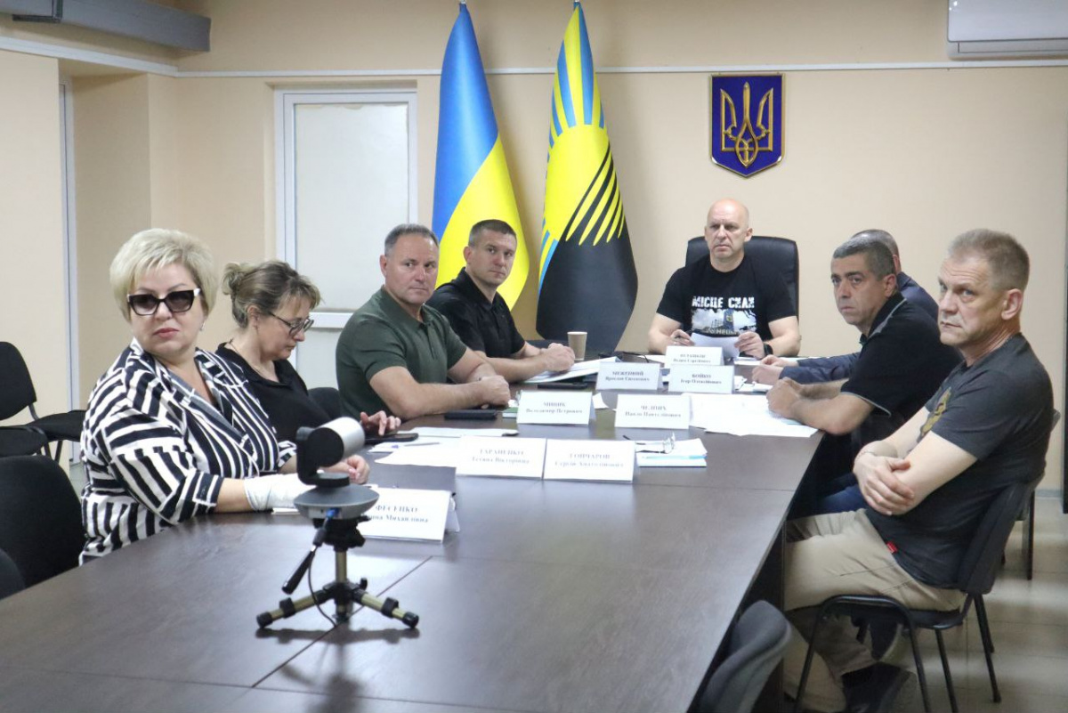 Засідання регіональної комісії з ТЕБ та НС. Фото: Донецька обласна військова адміністрація