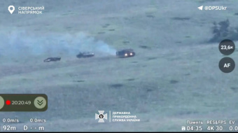 Пограничники отбили штурм россиян на Северском направлении. Фото: скрин с видео 